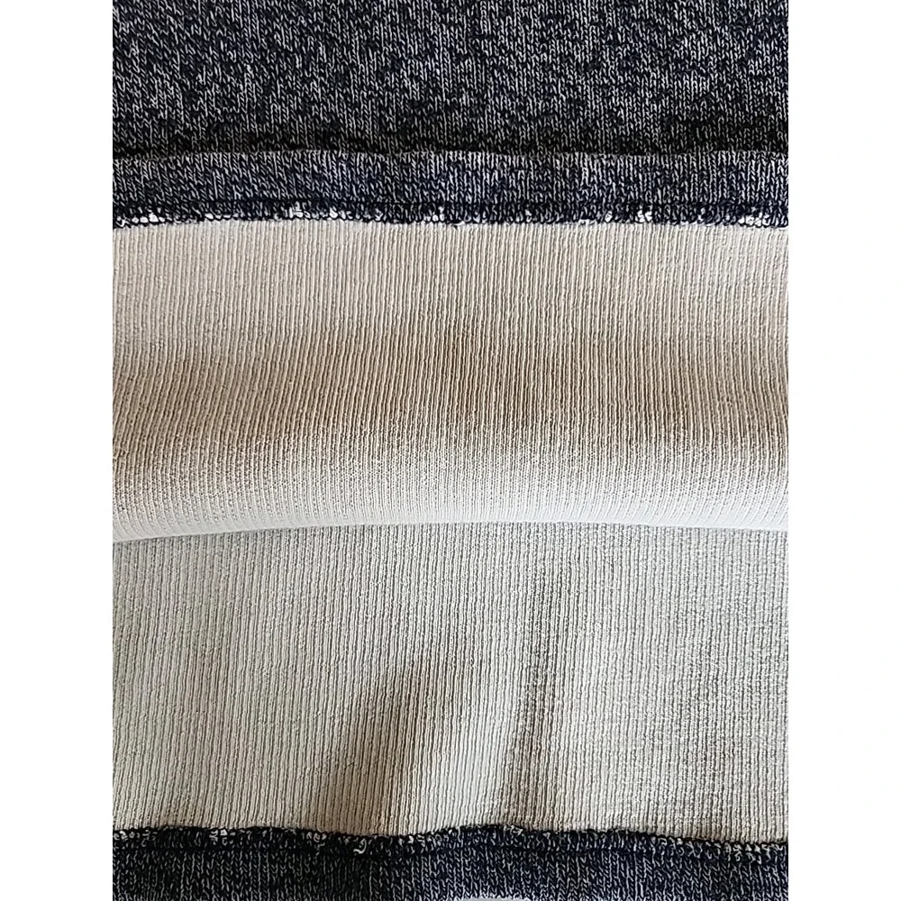 VTG 90s Y2K Roll Neck Sweater Mens Sz L Blue Slouchy Boxy Fisherman Indie Grunge